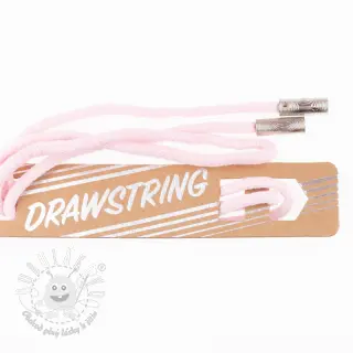 Šnúrka do kapucne s koncovkami 115 cm HEAD2 light pink