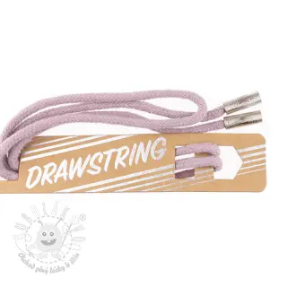 Šnúrka do kapucne s koncovkami 115 cm HEAD2 lilac