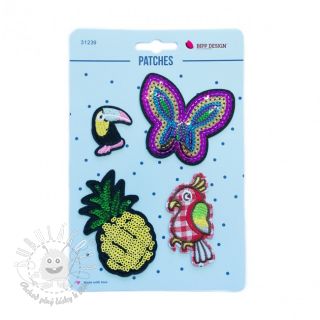 Sticker BIPP Butterfly Pineapple