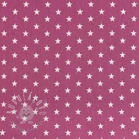 Bavlnená látka Petit stars mauve