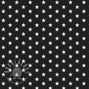 Bavlnená látka Petit stars black