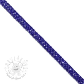 Lurexová šnúra 10 mm cobalt