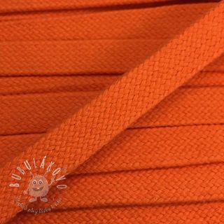 Bavlnená šnúra plochá 15 mm orange