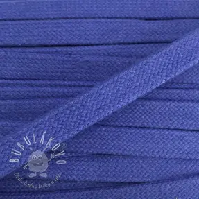 Bavlnená šnúra plochá 15 mm cobalt
