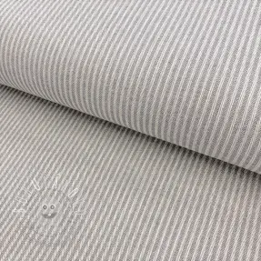 Dekoračná látka DOBBY Colored stripe grey