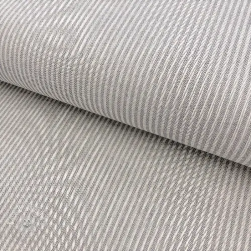 Dekoračná látka DOBBY Colored stripe grey