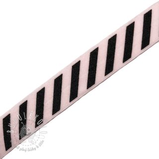 Lemovacia guma STRIPE 20 mm light pink