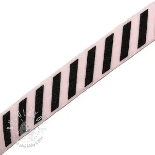 Lemovacia guma STRIPE 20 mm light pink