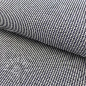 Dekoračná látka DOBBY Colored stripe navy blue