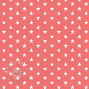 Bavlnená látka Petit stars coral