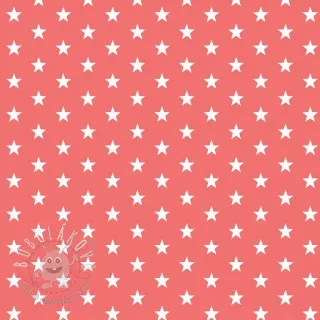 Bavlnená látka Petit stars coral