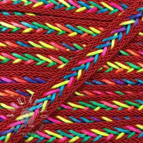Polyesterová šnúra pletená NEON red