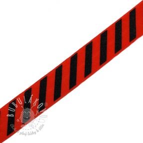 Lemovacia guma STRIPE 20 mm red