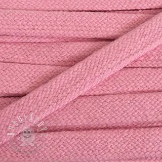 Bavlnená šnúra plochá 15 mm pink