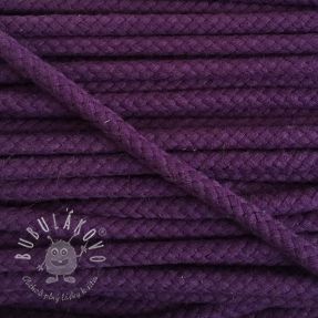 Bavlnená šnúra 8 mm purple