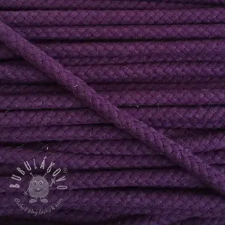 Bavlnená šnúra 8 mm purple