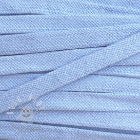 Bavlnená šnúra plochá 15 mm light blue