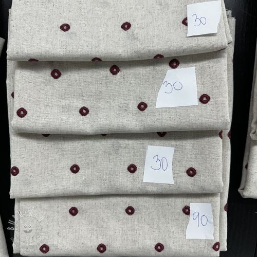 Balík látok viskóza s ľanom 087