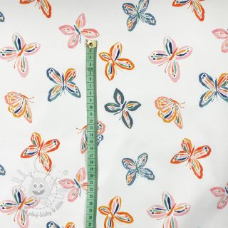 Softshell zimný Butterfly white digital print