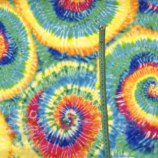 Dekoračná látka premium Luxe rainbow swirl digital print