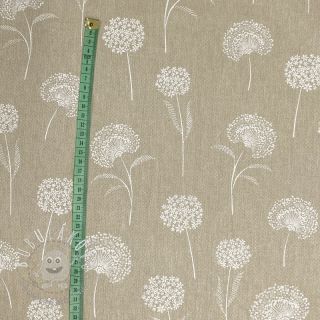 Dekoračná látka Linenlook Elegant dandelion natural