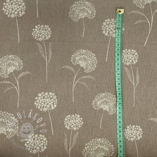 Dekoračná látka Linenlook Elegant dandelion taupe