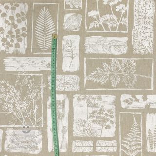 Dekoračná látka Linenlook Herbarium patch