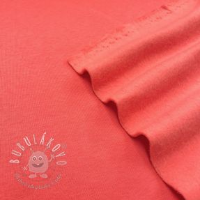 Teplákovina počesaná JOGGING spiced coral
