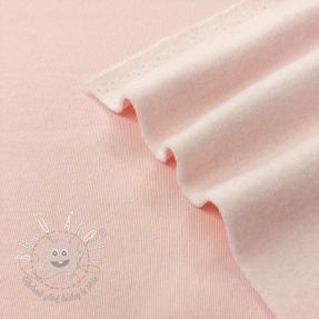 Teplákovina počesaná JOGGING soft rose