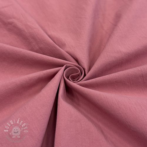 Bavlnená látka WASHED dark blush