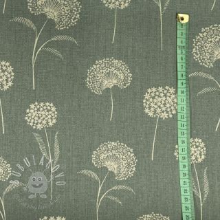 Dekoračná látka Linenlook Elegant dandelion soft green