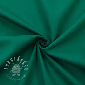 Bavlnený popelín dark emerald