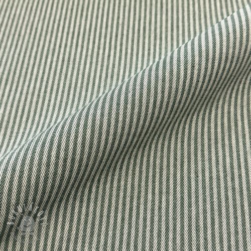 Dekoračná látka DOBBY Colored stripe bottle green