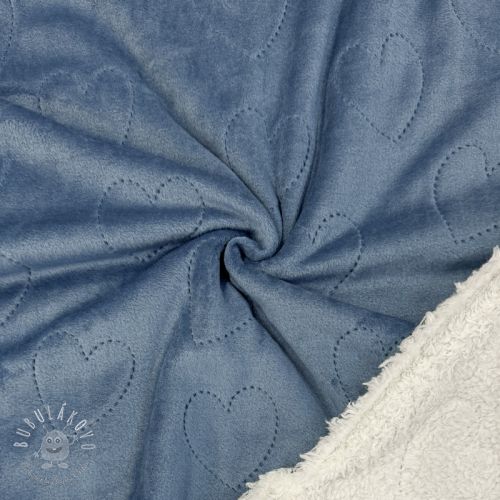 Kojenecký plyš TEDDY Hearts jeans Kojenecký plyš TEDDY Hearts jeans