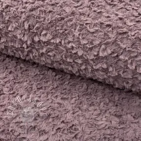 Umelá kožušina Curly mauve