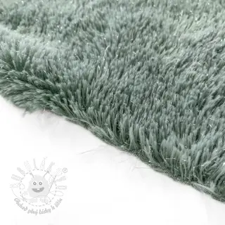 Umelá kožušina LUREX SILVER old green