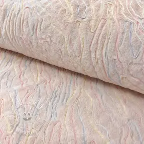 Umelá kožušina s tylom powder