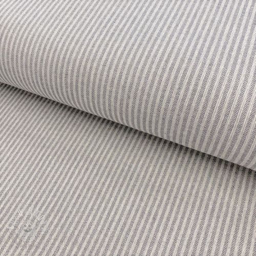 Dekoračná látka DOBBY Colored stripe grey