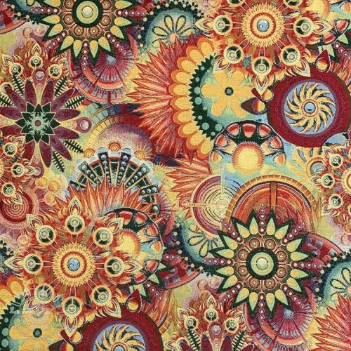 Dekoračná látka GOBELIN PREMIUM Artistic mandala