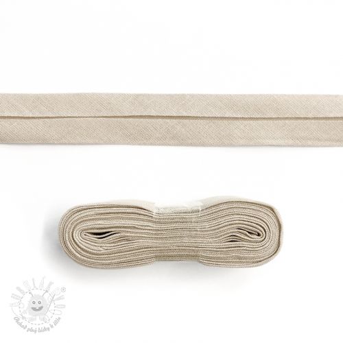 Lemovací prúžok bavlna - 3 m sand Lemovací prúžok bavlna - 3 m sand