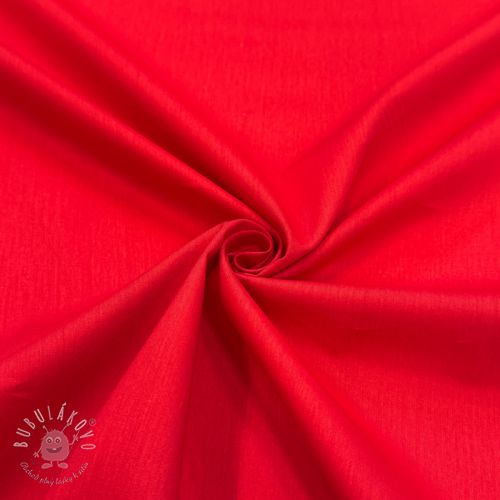 Bavlnená látka s viskózou red