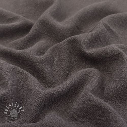 Ľan predpraný STONEWASHED PREMIUM mocha