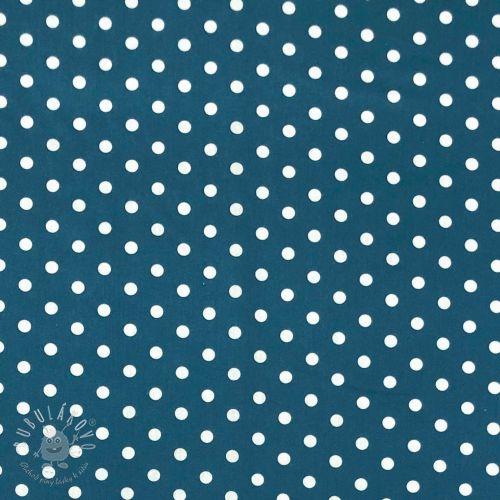 Bavlnená látka Dots indigo