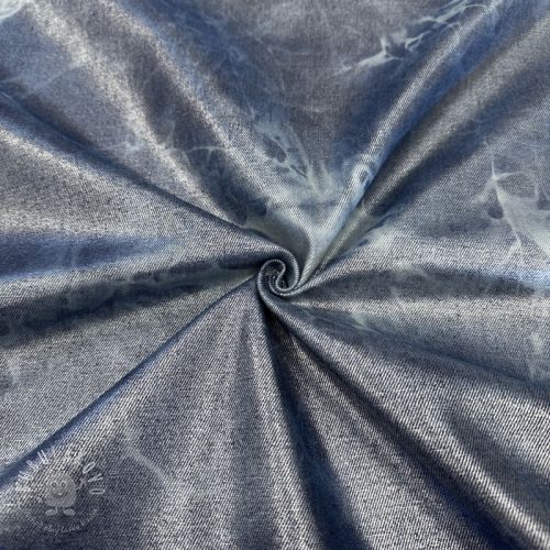 JEANS FOIL TIE DYE blue