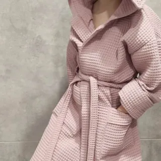 Bavlna s vaflovou väzbou old rose