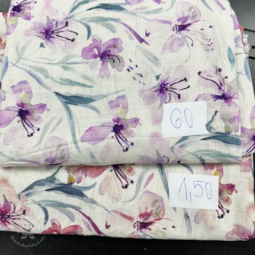 Balík látok ľan s bavlnou 046