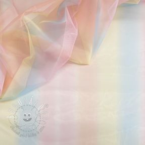 Tyl na TUTU ROYAL Rainbow multicolor