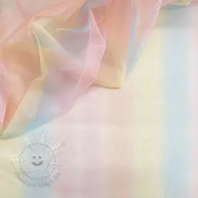 Tyl na TUTU ROYAL Rainbow multicolor