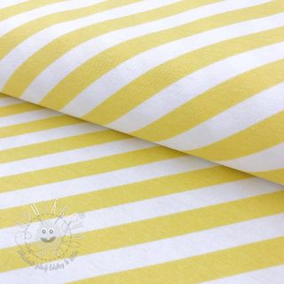 Dekoračná látka Stripes pastel yellow II.trieda