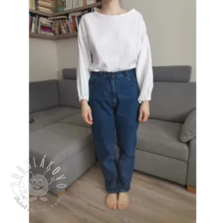 Dvojitá gázovina/mušelín white